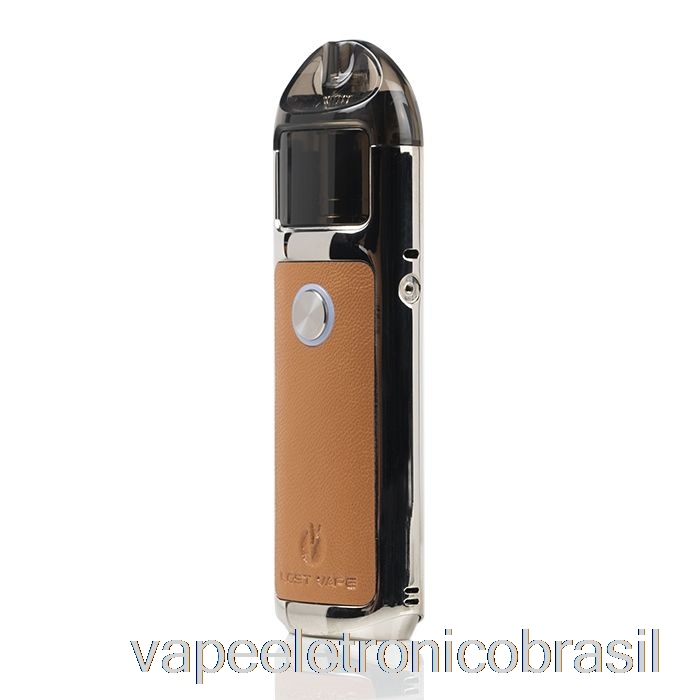 Vape Eletrônico Perdido Vape Lyra 20w Pod System Prata/couro